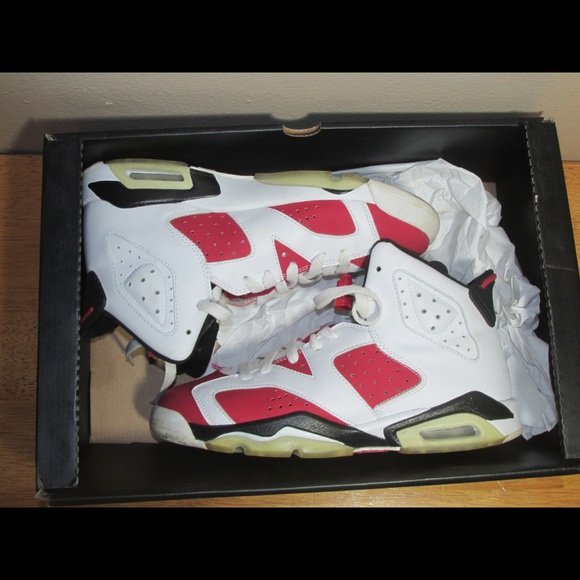 Authentic Nike Air Jordan 6 retro carmine GS Countdown pack - Picture 2 of 10